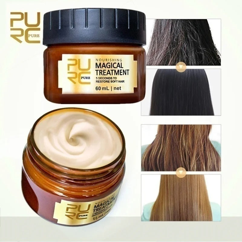 Cabello tratado con PURE Magic Hair Transformer