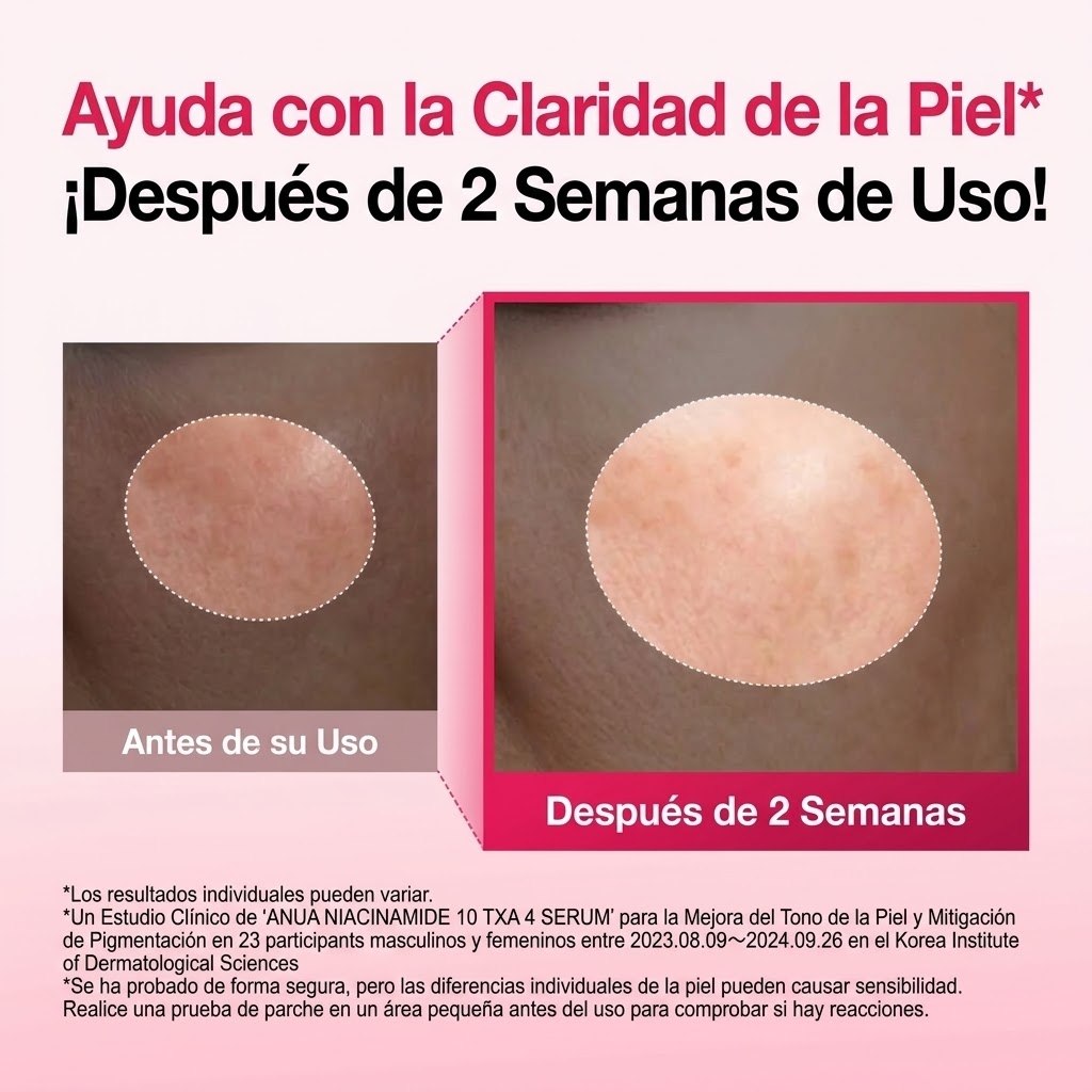 Suero Anua Niacinamida 10% + Ácido Tranexámico 4% - Despigmentante e Iluminador
